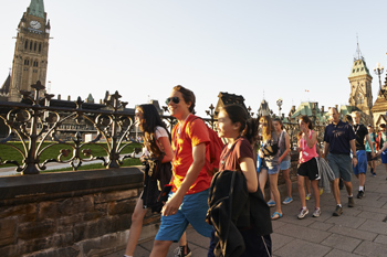 Students Visiting Ottawa